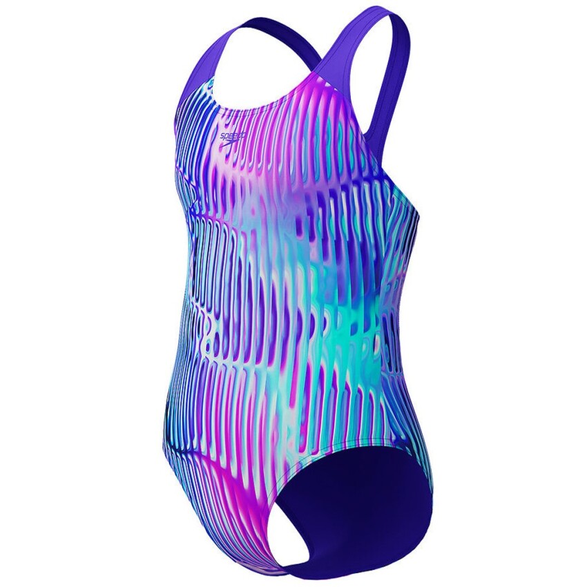 Speedo Pt Alv Splshbck Jf Mavi Çocuk Mayo - 4