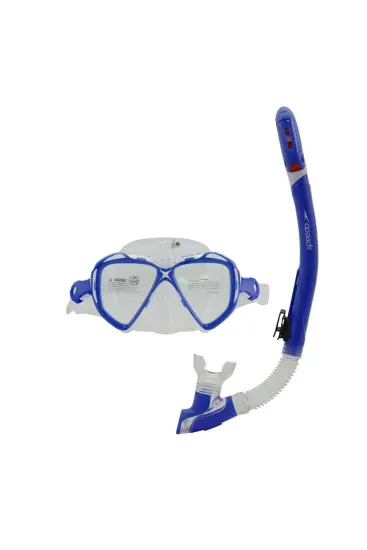 Speedo Speedo AU Dual Lenses Mask With Camera Mount Unisex Maske & Şnorkel Set - 1