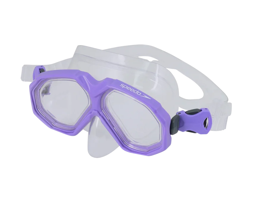 Speedo AU Dual Lenses Mask With Snrkl Unisex Şnorkel Set - 1