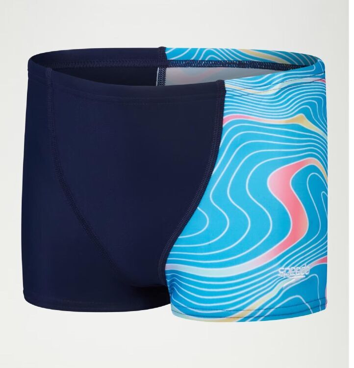 Speedo SPEEDO BOYS DIGITAL ALLOVER V-CUT LACİVERT Çocuk Mayo - Speedo