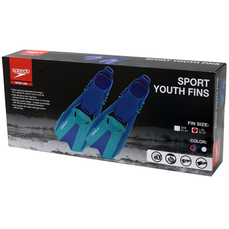 Speedo Speedo JU Travel Fins Çocuk Ayak Paleti - 2