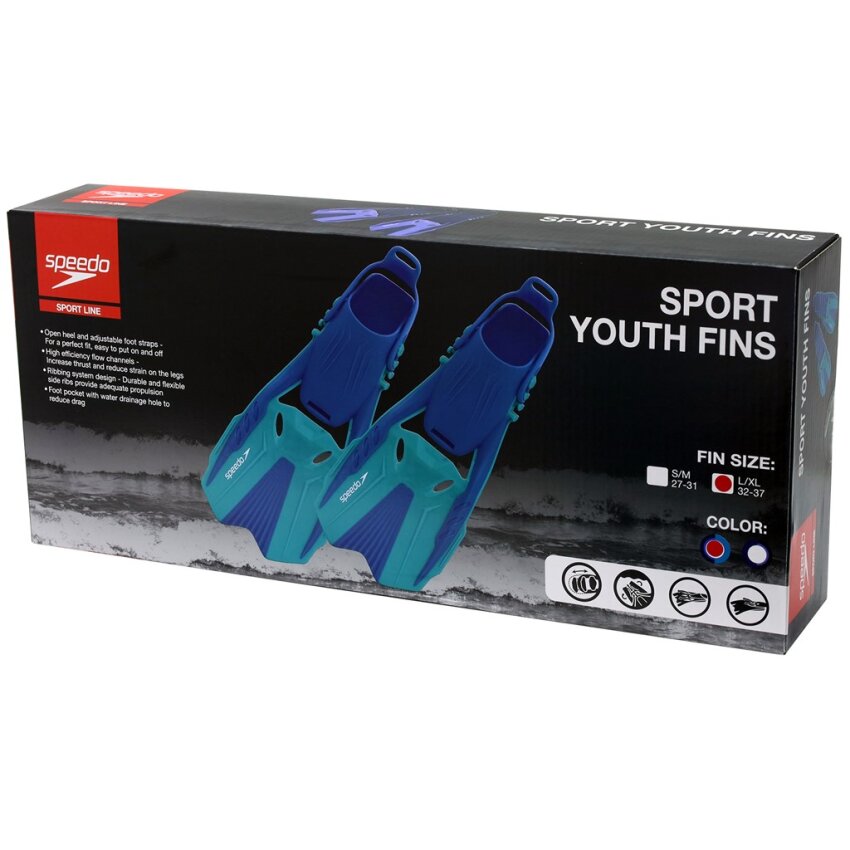 Speedo Speedo JU Travel Fins Çocuk Ayak Paleti - 2