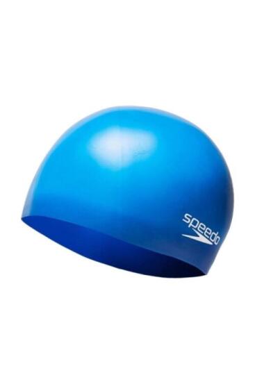 Speedo SPEEDO JUNIOR SILICON SWIM CAP Mavi Çocuk Bone - 1