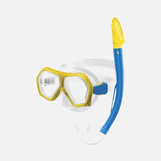 Speedo SPEEDO LEISURE JUNIOR DUAL LENSES COMBO SARI Çocuk Maske & Şnorkel Set - 1