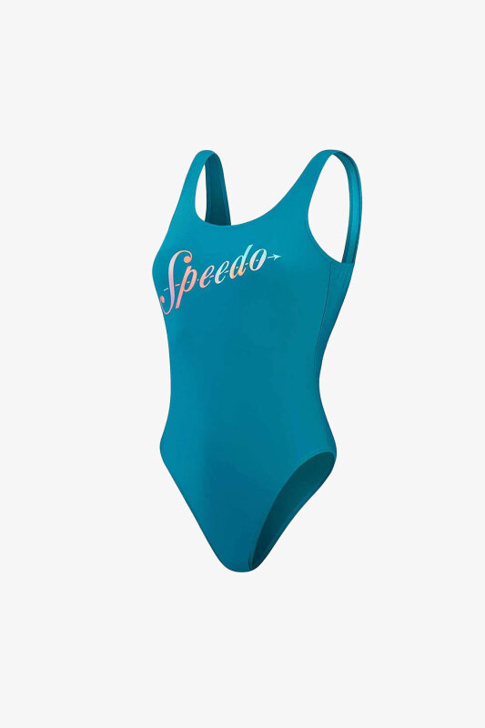 Speedo SPEEDO LOGO DEEP UBK 1PC PT AF LACİVERT Kadın Mayo - 5