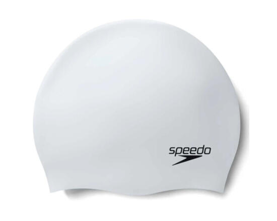 Speedo SPEEDO MOULDED SILC CAP AU BEYAZ Unisex Bone - 1