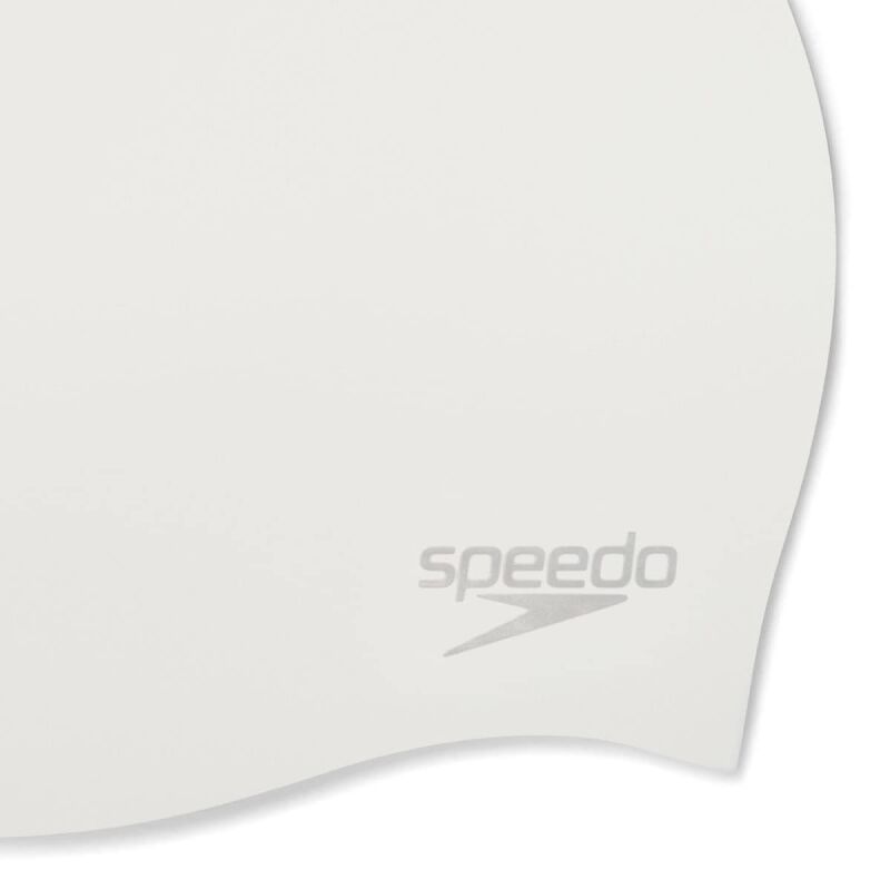 Speedo Moulded Silc Cap AU Unisex Bone - 3