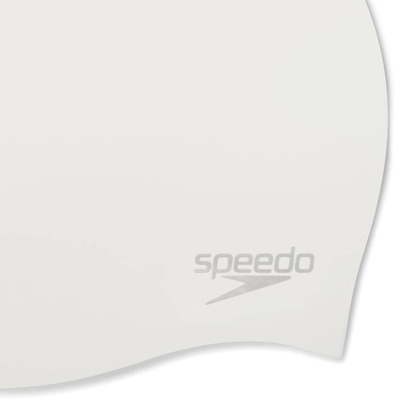 Speedo Moulded Silc Cap AU Unisex Bone - 3