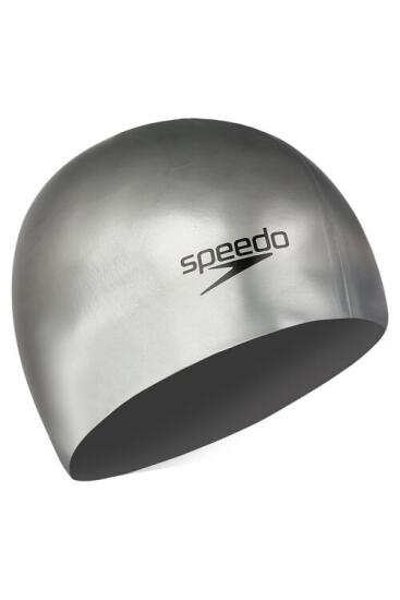 Speedo SPEEDO PLAIN FLAT SILICONE GREY Gri Unisex Bone - 1