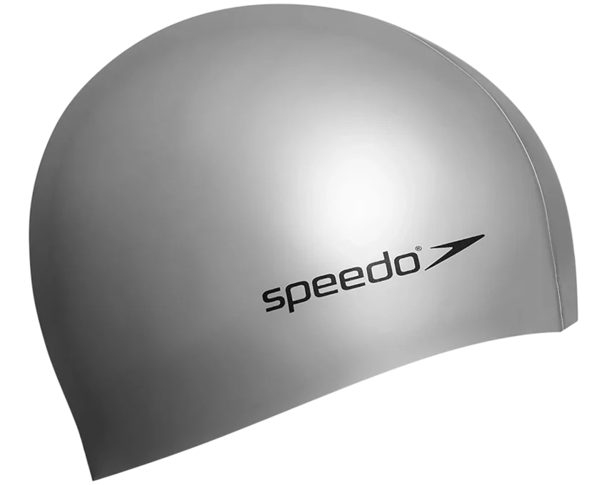 Speedo SPEEDO PLAIN FLAT SILICONE GREY Gri Unisex Bone - 1