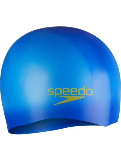 Speedo SPEEDO PLAIN MOUD SILC CAP JU Mavi Çocuk Bone - 2