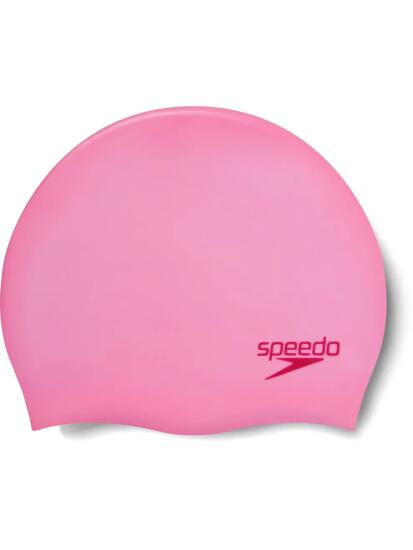 Speedo SPEEDO PLAIN MOUD SILC CAP JU Pembe Çocuk Bone - 1