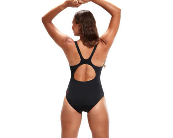 Speedo SPEEDO PLMT MSBK AF SİYAH Kadın Mayo - 4