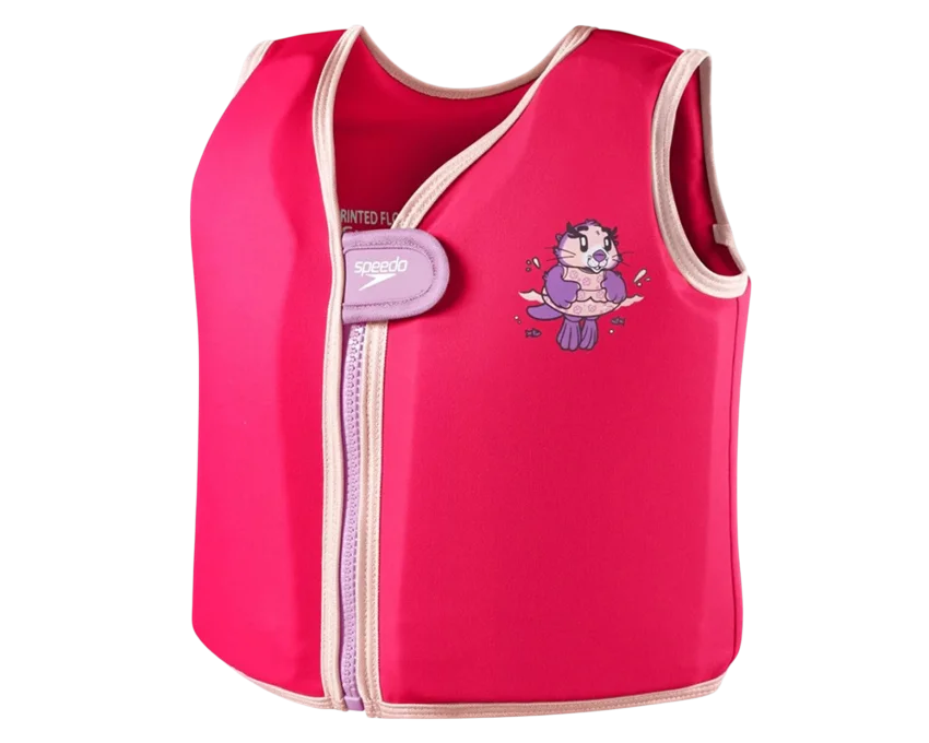 Speedo SPEEDO PRINTED FLOAT VEST IU Pembe Çocuk Can Yeleği - 1