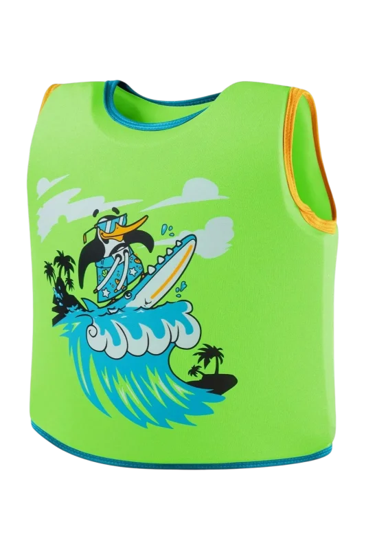 Speedo SPEEDO PRINTED FLOAT VEST IU Yeşil Çocuk Can Yeleği - 2
