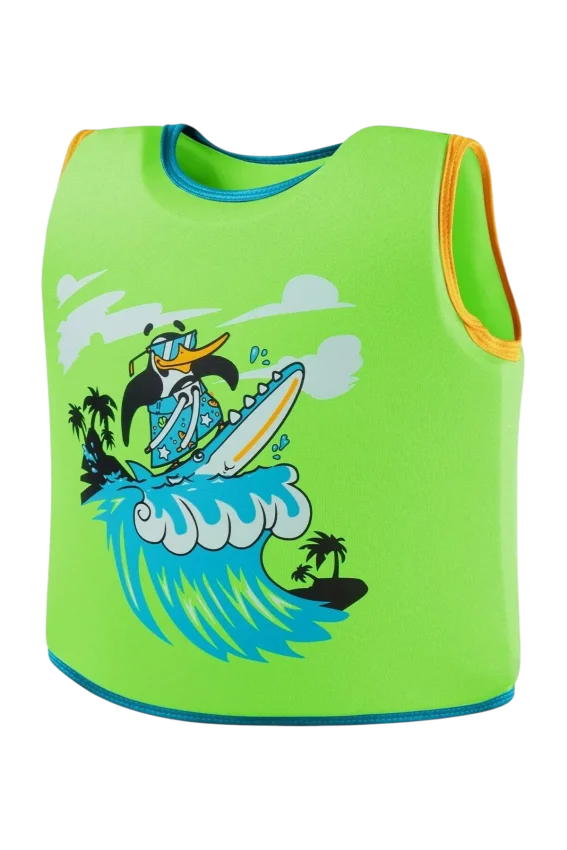 Speedo SPEEDO PRINTED FLOAT VEST IU Yeşil Çocuk Can Yeleği - 2
