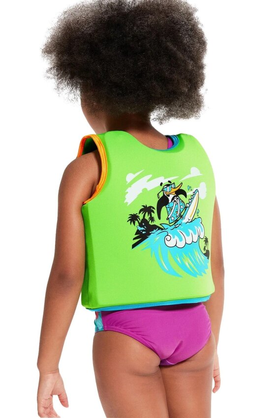 Speedo SPEEDO PRINTED FLOAT VEST IU Yeşil Çocuk Can Yeleği - 6