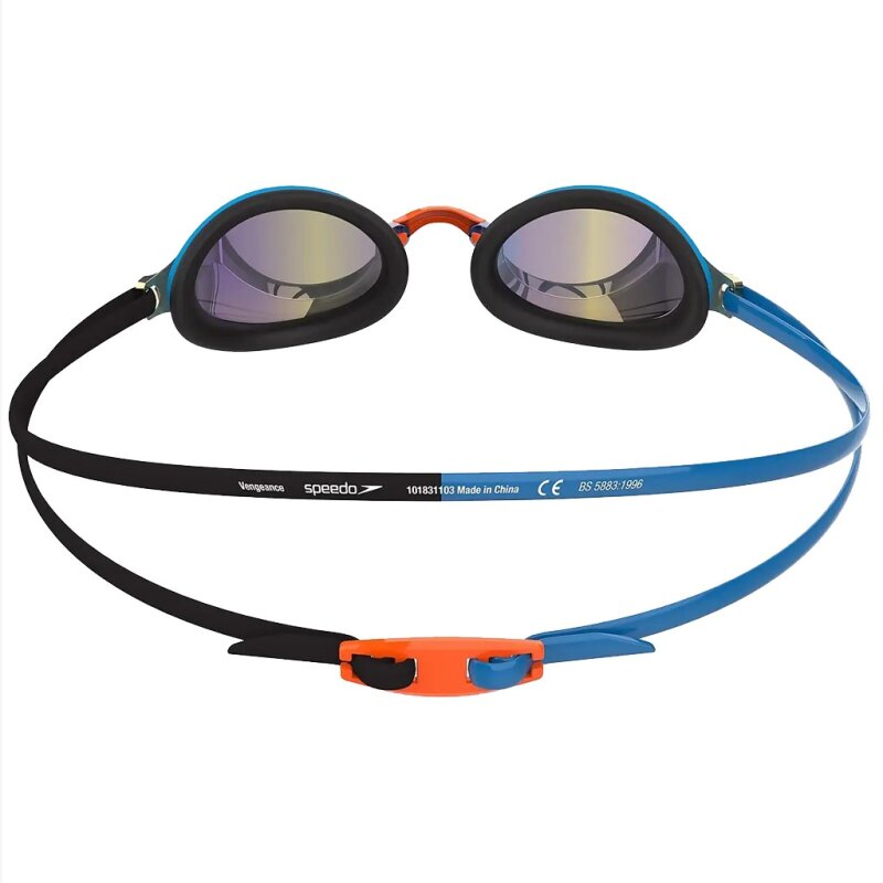 Speedo SPEEDO VENGEANCE MIR GOG AU BLACK/BLUE SİYAH Unisex Yüzücü Gözlüğü - 3