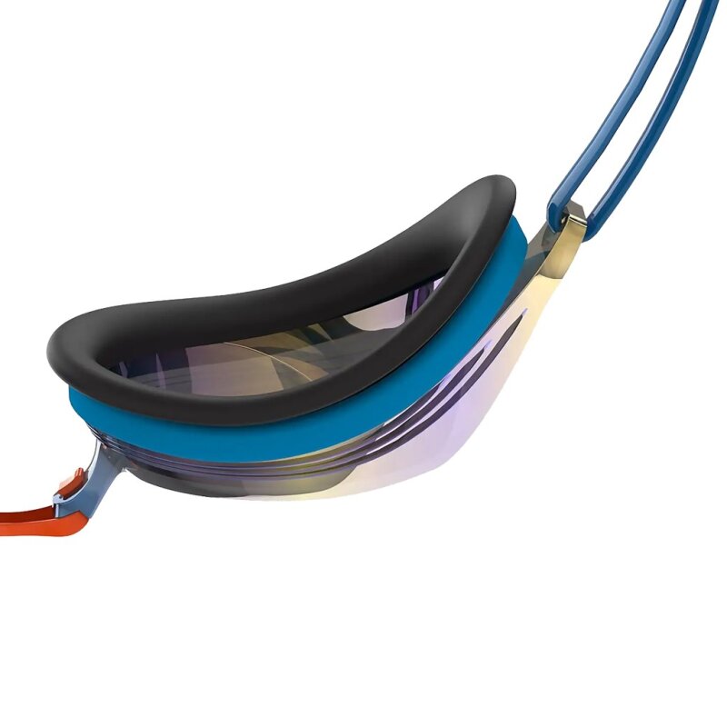 Speedo SPEEDO VENGEANCE MIR GOG AU BLACK/BLUE SİYAH Unisex Yüzücü Gözlüğü - 4