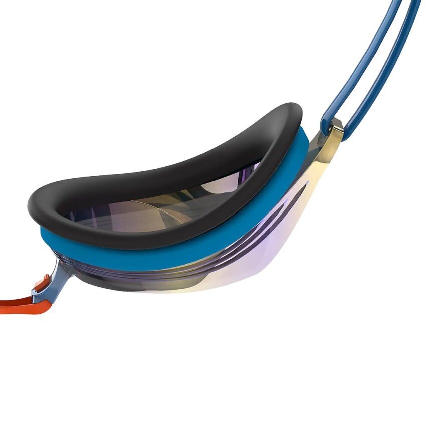 Speedo SPEEDO VENGEANCE MIR GOG AU BLACK/BLUE SİYAH Unisex Yüzücü Gözlüğü - 4