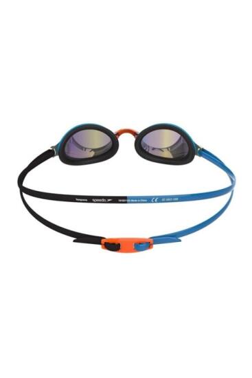 Speedo SPEEDO VENGEANCE MIR GOG AU BLACK/BLUE SİYAH Unisex Yüzücü Gözlüğü - 4