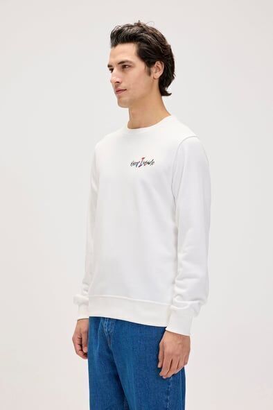 Bad Bear Splashy Crewneck Beyaz Erkek Sweatshirt - 5