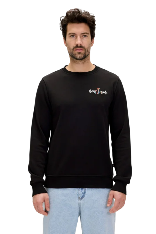 Bad Bear Splashy Crewneck Siyah Erkek Sweatshirt 