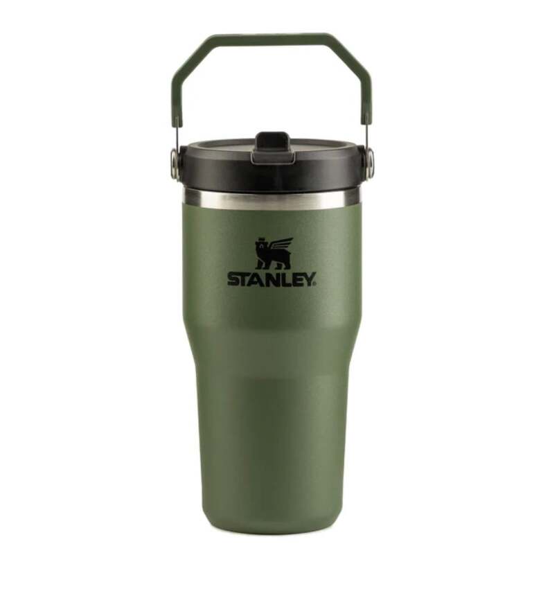 Stanley The IceFlow Flip Straw 2.0 Tumbler 0.6L / 20oz Haki Unisex Termos - 1