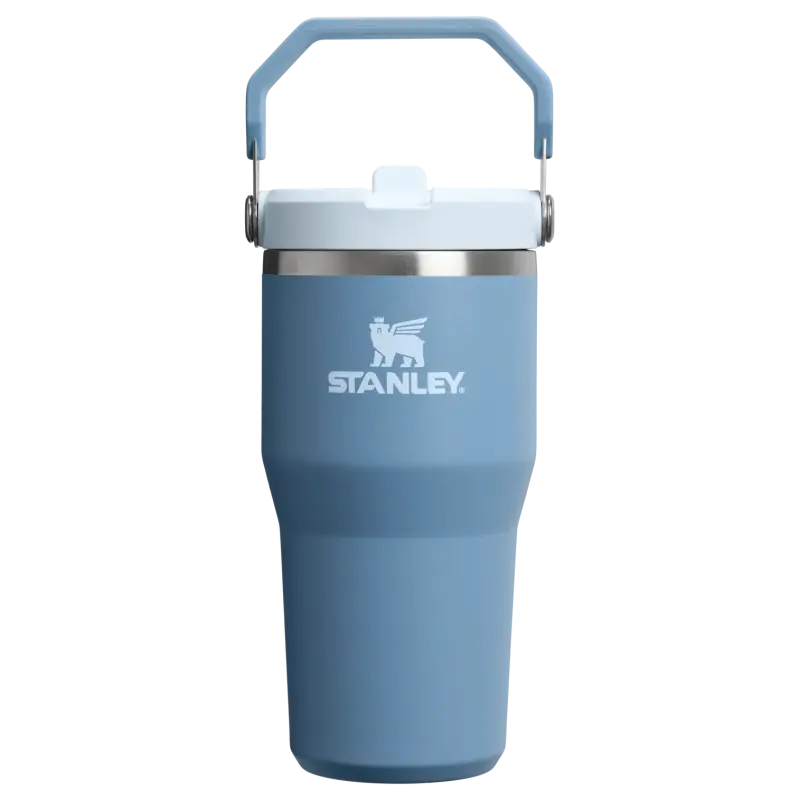 Stanley The IceFlow Flip Straw 2.0 Tumbler 0.6L / 20oz Mavi Unisex Termos - 1