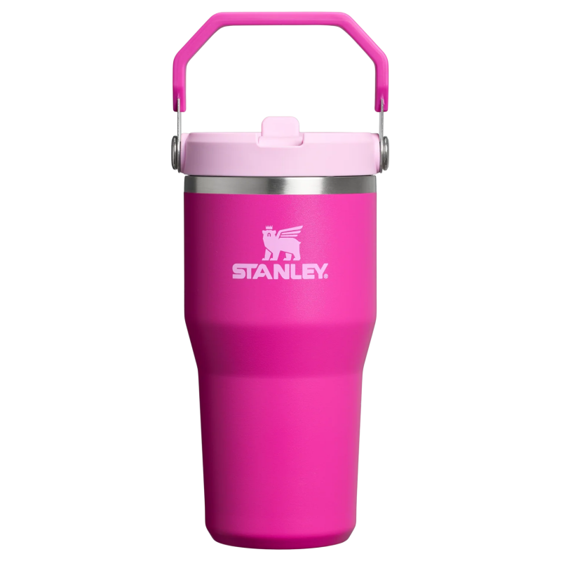 Stanley The IceFlow Flip Straw 2.0 Tumbler 0.6L / 20oz Pembe Unisex Termos - Stanley