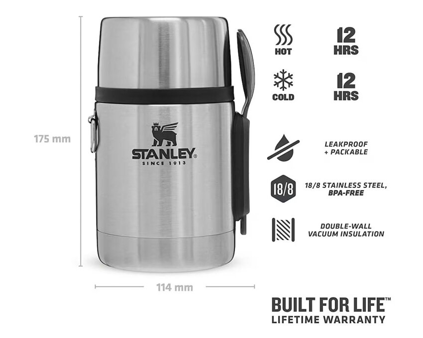 Stanley The Legendary Food Jar Spork .4L / 14oz Gri Unisex Termos - 4