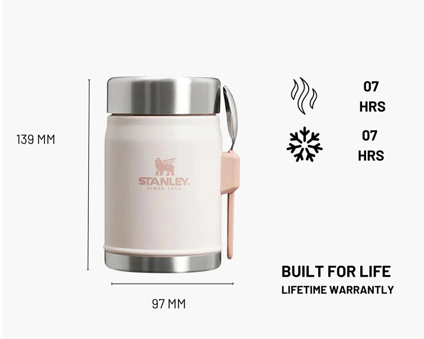 Stanley The Legendary Food Jar Spork .4L / 14oz Pembe Unisex Termos - 3