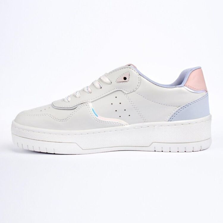 Stars Cluster FIRST STAR Beyaz-Pembe-Gri Kadın Sneaker SC0001-528 - 4