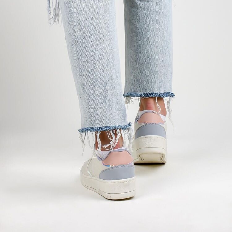 Stars Cluster FIRST STAR Beyaz-Pembe-Gri Kadın Sneaker SC0001-528 - 8