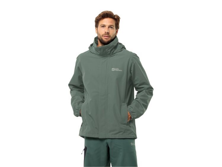 Jack Wolfskin STORMY POINT 2L JKT M Yeşil Erkek Mont - 1