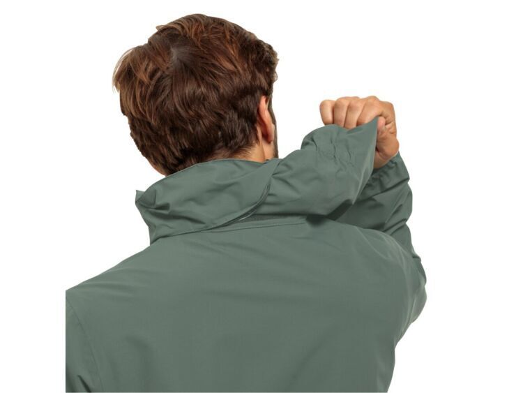 Jack Wolfskin STORMY POINT 2L JKT M Yeşil Erkek Mont - 3