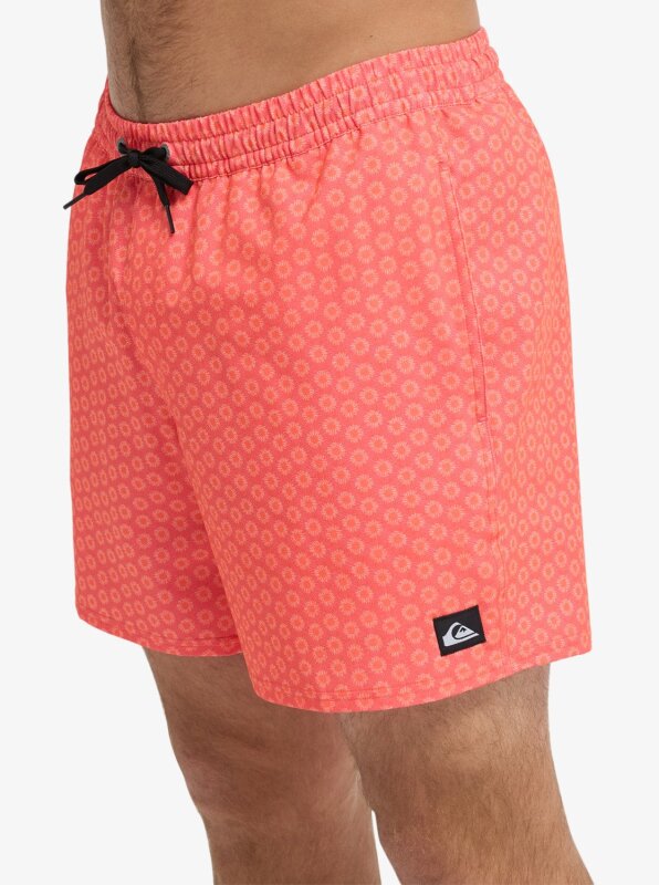 Quiksilver Strech Printed Kırmızı Erkek Mayo - 4