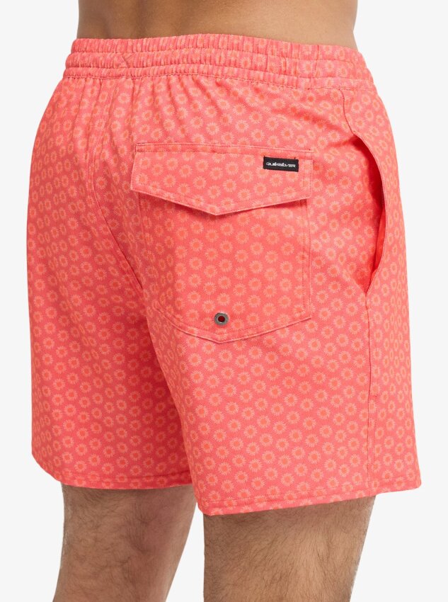 Quiksilver Strech Printed Kırmızı Erkek Mayo - 5