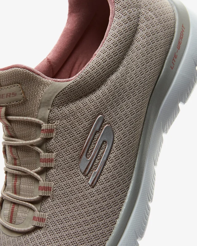 Skechers SUMMİTS Bej Kadın Günlük Ayakkabı - 6