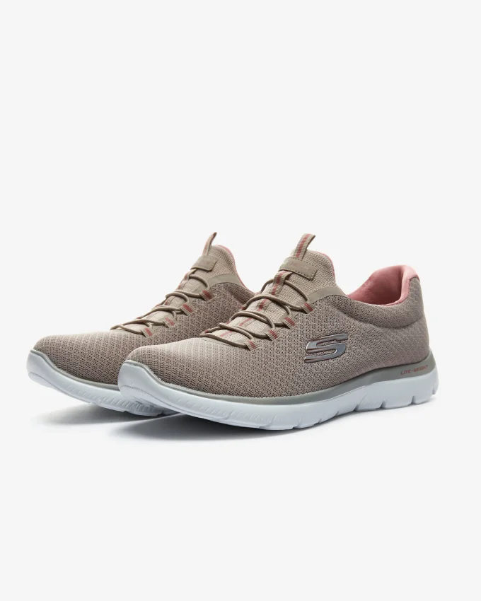 Skechers SUMMİTS Bej Kadın Günlük Ayakkabı - 5