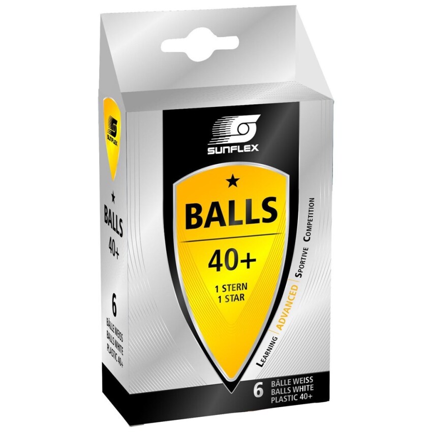 Sunflex Sunflex Non Celluloid TT-Ball 1-Star Unisex Masa Tenisi Topu - 1