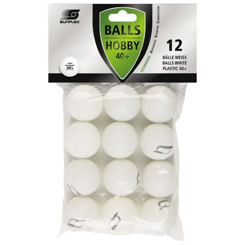 Sunflex Sunflex TT-Balls Hobby White Unisex Masa Tenisi Topu - Sunflex