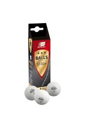 Sunflex TT-Ball 40+. Wht.3 Pcs.ITTF Masa Tenisi Topu 3 Stat Unisex Masa Tenisi Topu - 1