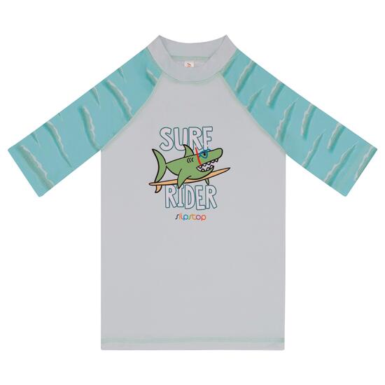 SlipStop Surf Rider T-shirt Mavi Çocuk Tshirt - 1