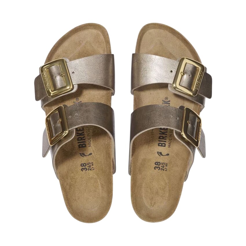 Birkenstock Sydney Cushion Buckle BF Graceful Kahverengi Kadın Terlik - 4
