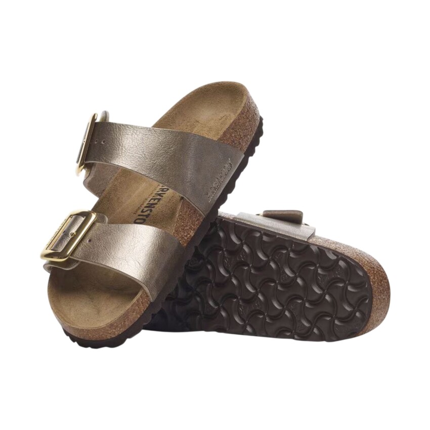 Birkenstock Sydney Cushion Buckle BF Graceful Kahverengi Kadın Terlik - 5