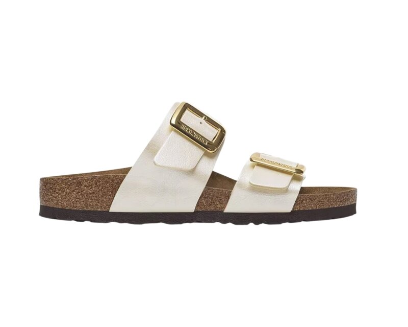 Birkenstock Sydney Cushion Buckle BF Graceful Beyaz Kadın Terlik - Birkenstock