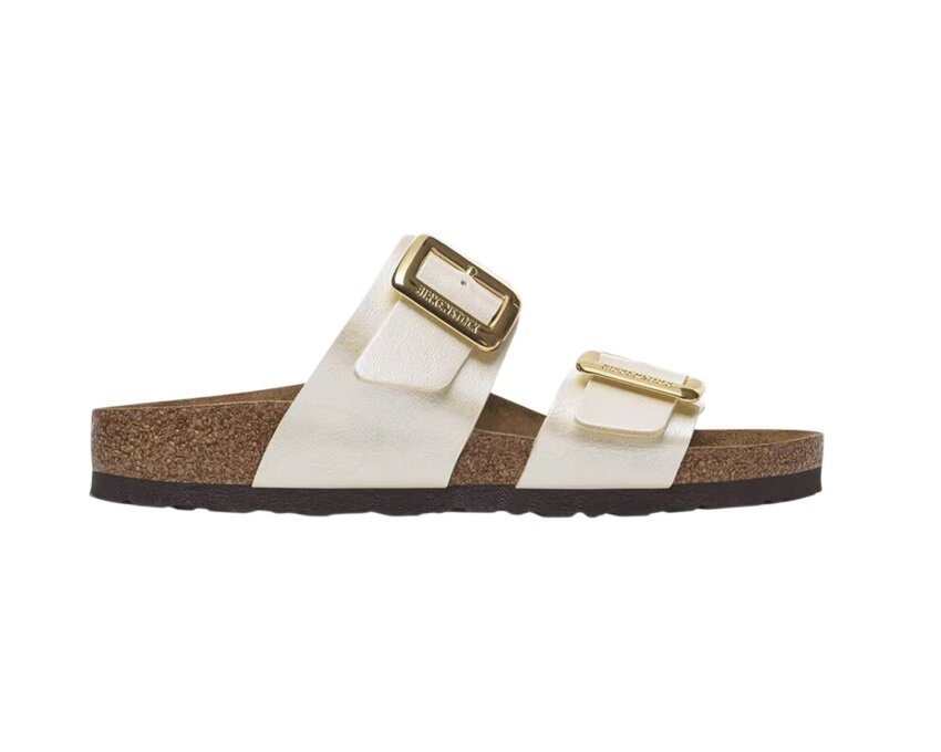 Birkenstock Sydney Cushion Buckle BF Graceful Beyaz Kadın Terlik - 1