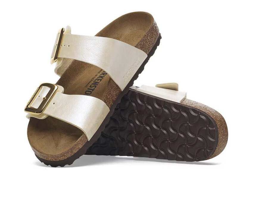 Birkenstock Sydney Cushion Buckle BF Graceful Beyaz Kadın Terlik - 5