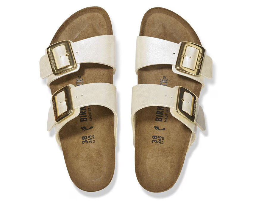 Birkenstock Sydney Cushion Buckle BF Graceful Beyaz Kadın Terlik - 4